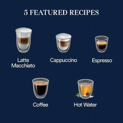 De'Longhi Magnifica Start Fully Automatic Espresso Machine with Automatic Milk Frother - Silver