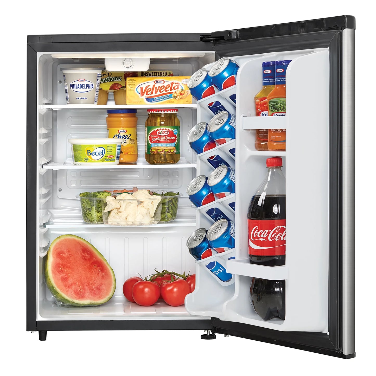 Danby 2.6 cu. ft. Compact Fridge in Stainless Steel (DAR026A2BSLDB)