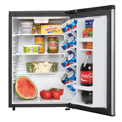 Danby 2.6 cu. ft. Compact Fridge in Stainless Steel (DAR026A2BSLDB)