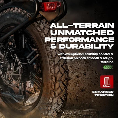 HEB ALLSCAPE Heavy Duty 20x4 Bike Tire + Tube - Includes 2 Tires for Optimal Performance