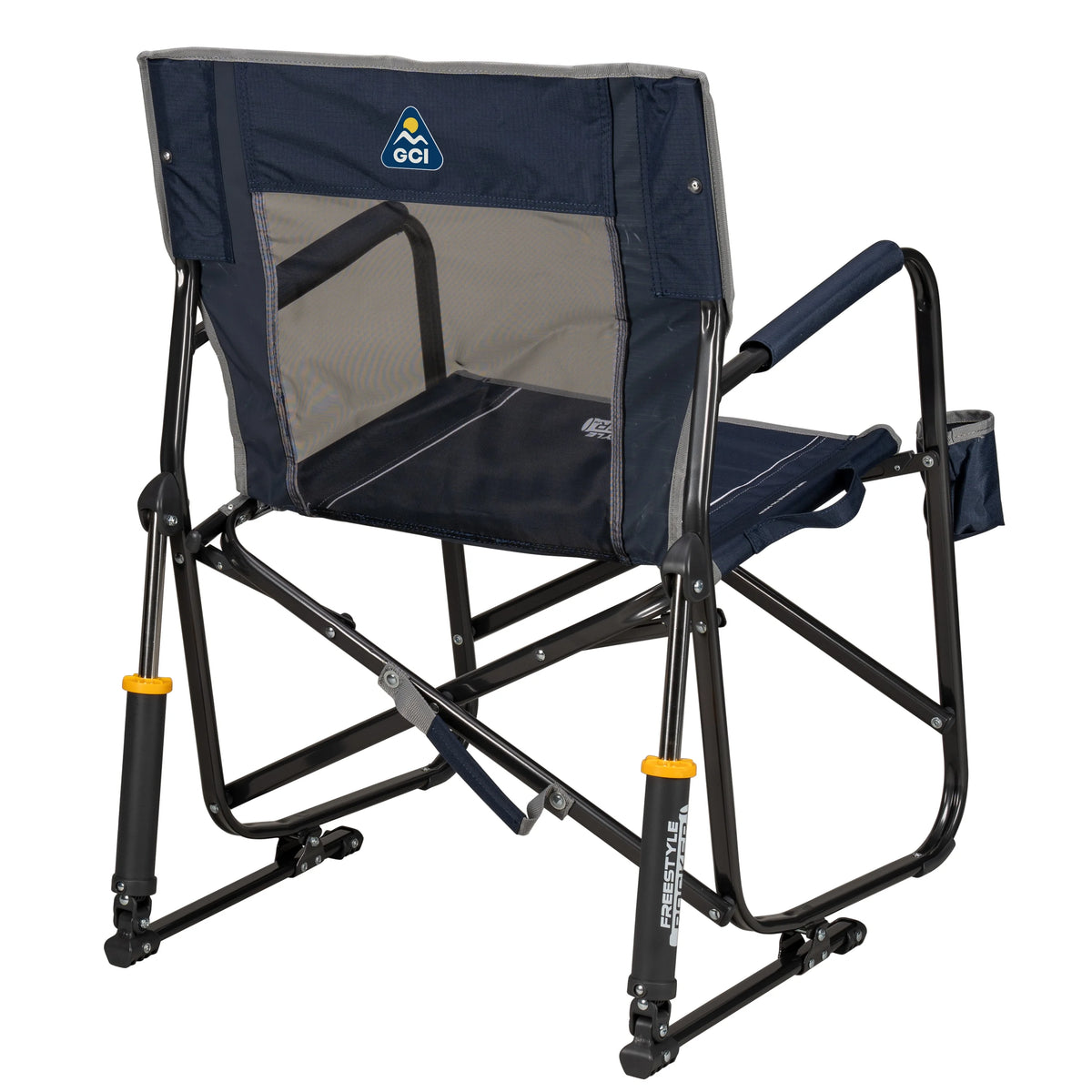 GCI Outdoor Freestyle Rocker Foldable Rocking Camp Chair, Maroon