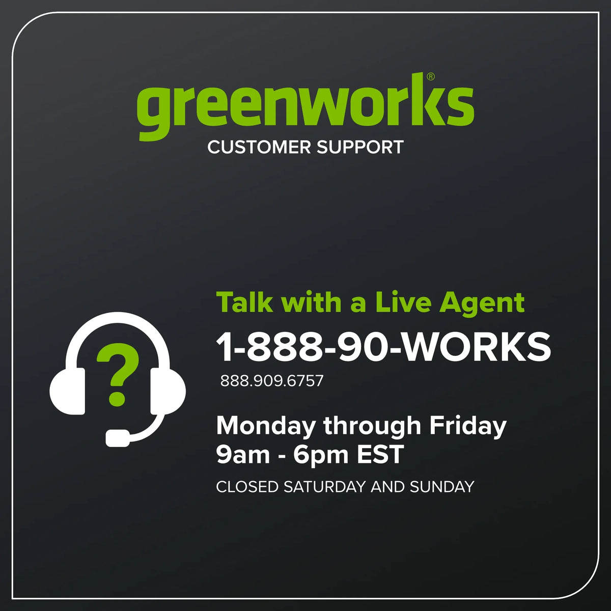 Greenworks 60V 5.0 Ah HC Battery 1807502