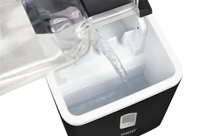 Igloo Automatic Ice Machine Self Cleaning Countertop Ice Maker for Water Bottle & Drinks, Aqua