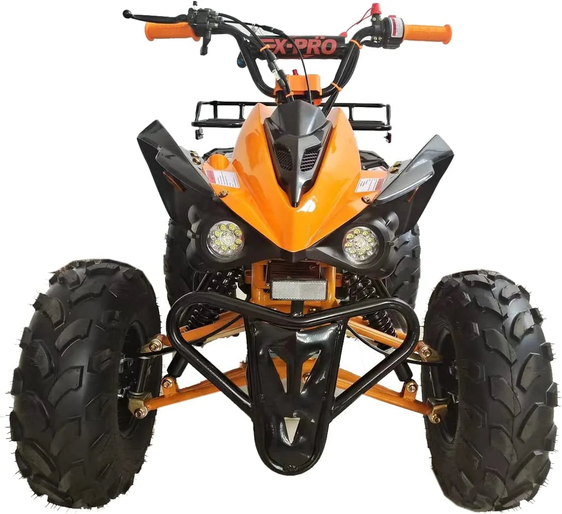 X-Pro Brand New Blast 125cc ATV with Automatic Transmission Reverse LED Headlights Big 19"/18" Tires
