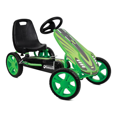 Hauck Speedster Pedal Go Kart w/ Adjustable Bucket Seat for Kids Ages 4 to 8, Fire Rescue