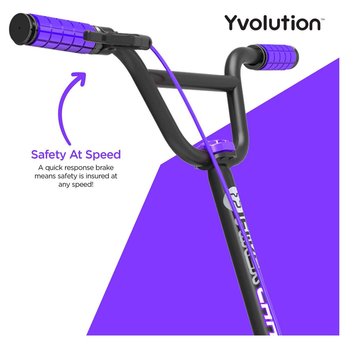 Yvolution Y Fliker C5. Foldable Drift Swing Scooter Kids Age 9+ Years. Purple. Unisex. Weight 24lbs