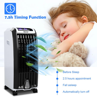 Costway Evaporative Portable  Cooler Fan Anion Humidify W/ Remote Control
