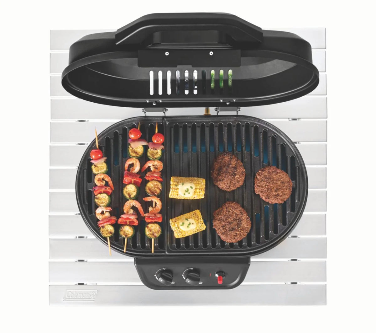 Roadtrip 225 Tabletop Propane Gas Grill, Black