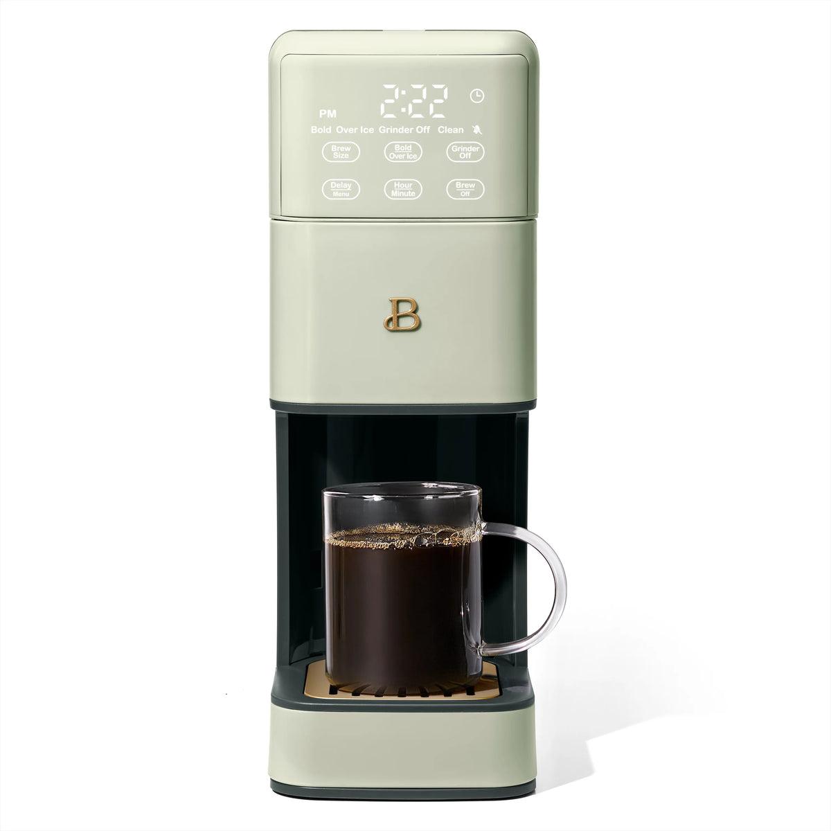 Beautiful Perfect Grind�?Programmable Single Serve Coffee Maker, White Icing by Drew Barrymore