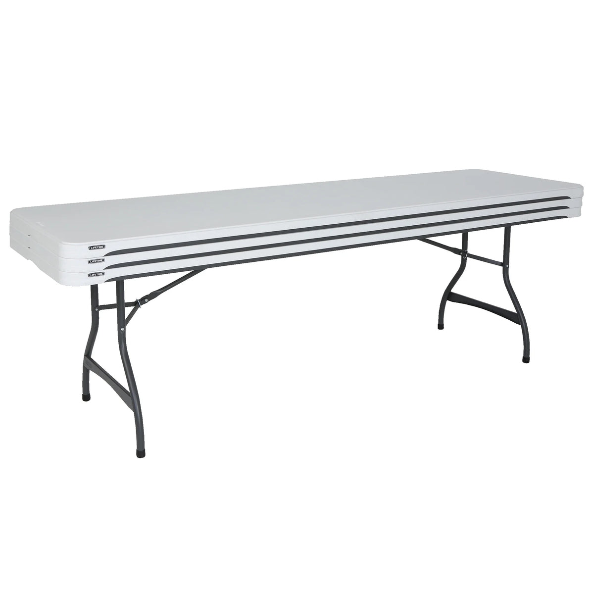 Lifetime 8 ft. Commercial Nesting Rectangle Folding Table for Indoor/Outdoor Use