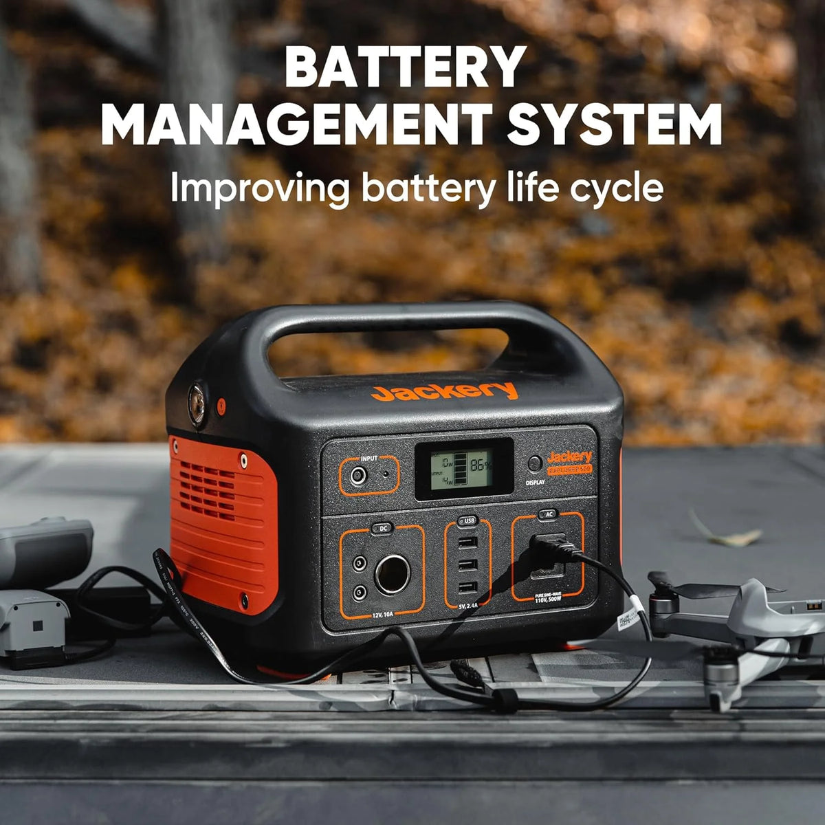 Jackery Portable Power Station Explorer 500, 500W Continuous/1000W Peak Portable Power Stations