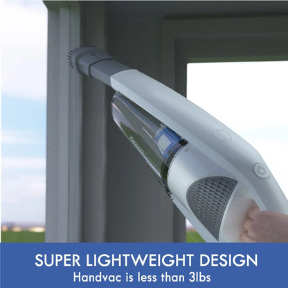 Kenmore DS1030 Lightweight Cordless Stick Vacuum Cleaner, 24V, White, Handvac under 3lbs