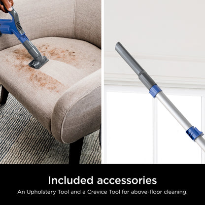 Shark Upright Vacuum, Lift-Away ADV, Pet Friendly, Bagless, with Self-Cleaning Brushroll, Hard Floor and Carpet, Anti Allergen & Lightweight Design, LA360, Blue