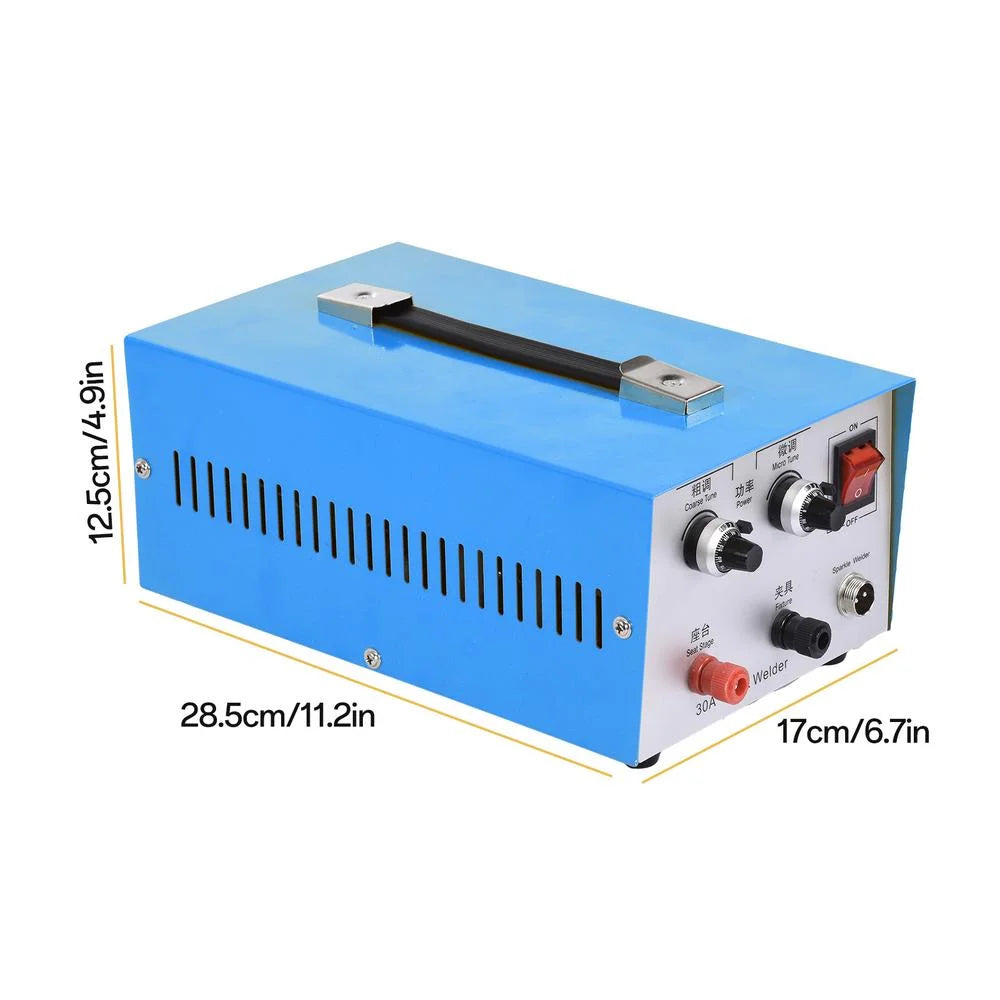 WZTO Automatic Spot Welder Pulse Argon Arc Welding Machine Jewelry Welder 110V Spot Welder for Jewelry Welding Jewelry Repair Tool 30A,300W