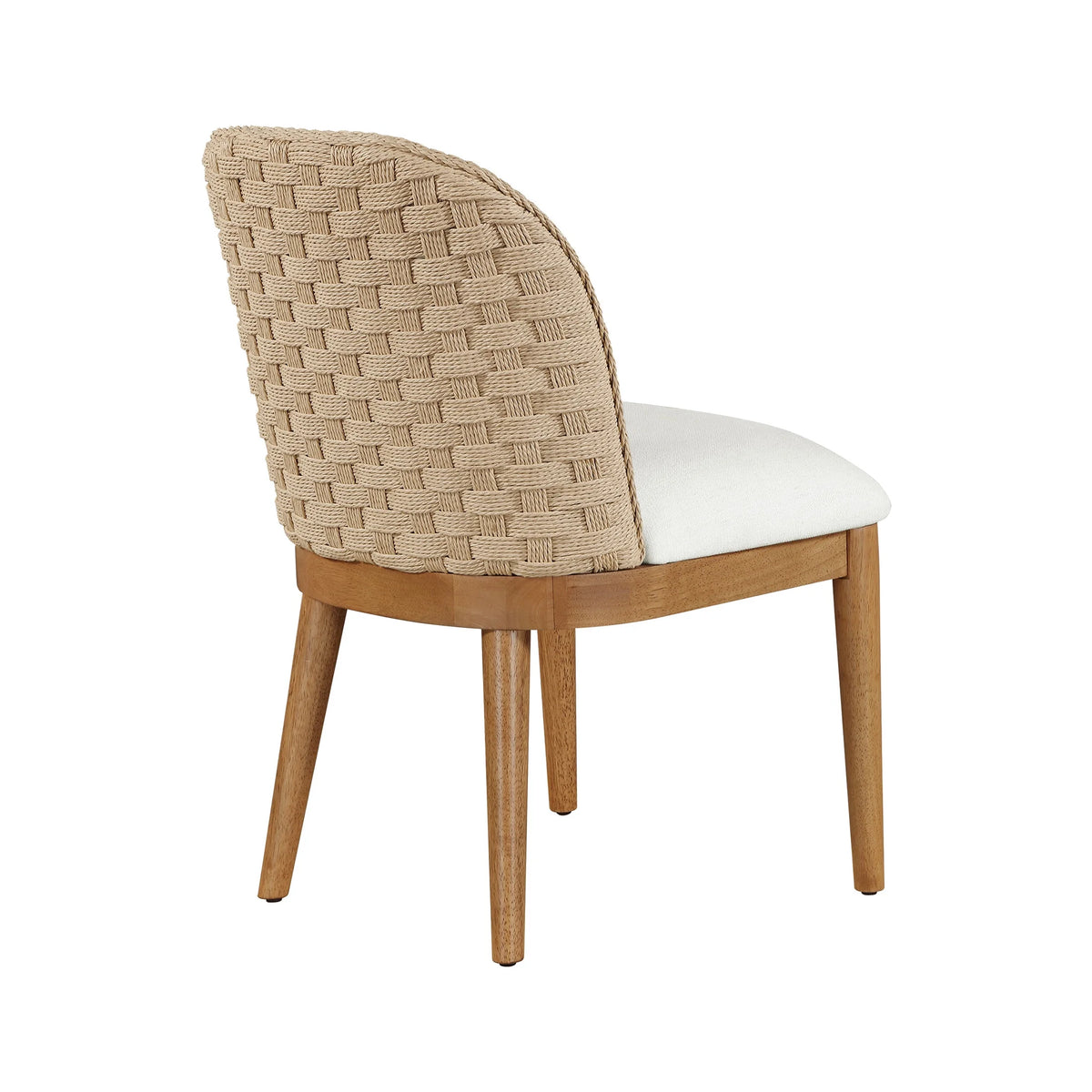 My Texas House Saylor Farmhouse Dining Chair Set, Natural Wood, Set of 2