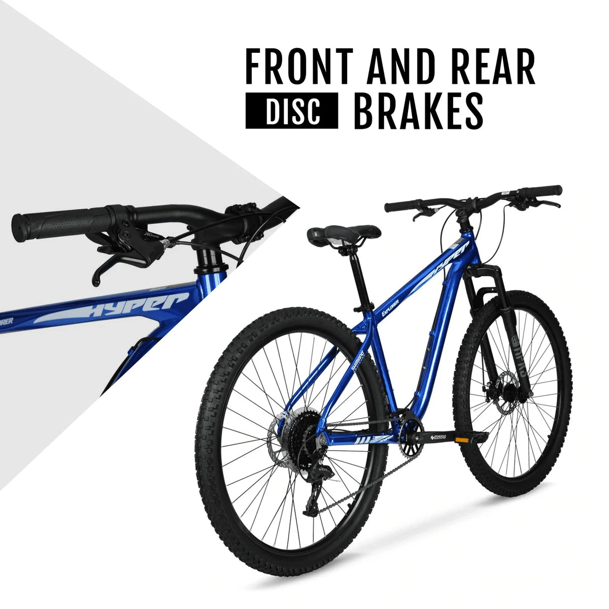 Bicycle Men's 29" Explorer Mountain Bike, Hard Tail, Blue