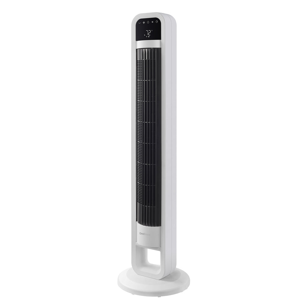OmniBreeze Tower Fan with Internal Oscillation and Wi-Fi