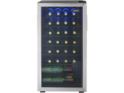 Danby 36 Bottle Free-Standing Wine Cooler in Stainless Steel (DWC036A1BSSDB-6)