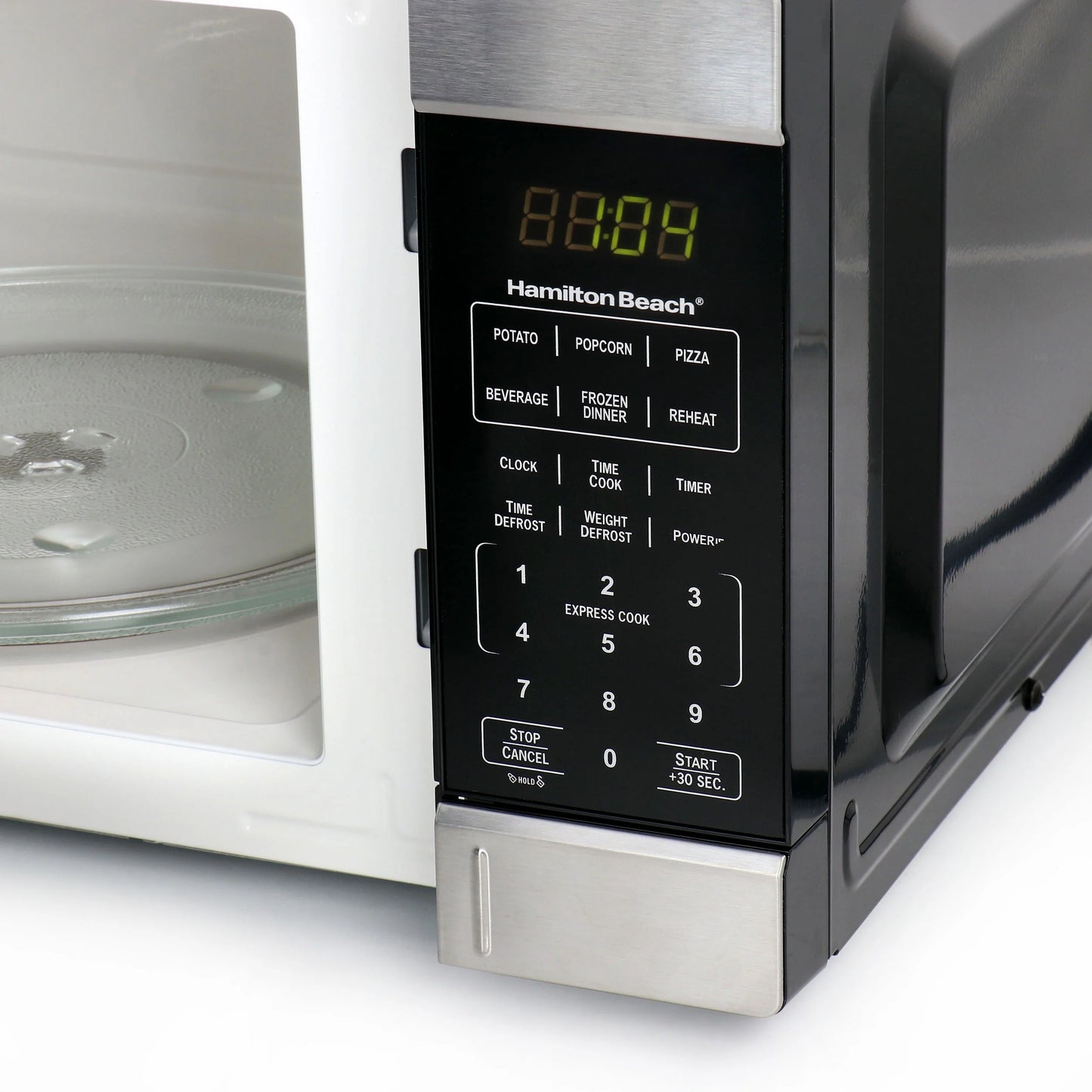 Hamilton Beach 1.1 Cu. Ft. 1000 Watt Countertop Microwave Oven in Black