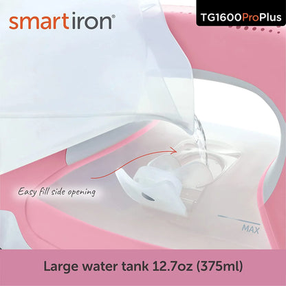 Oliso Pro Plus Ceramic-Coated Steam Iron, Blue
