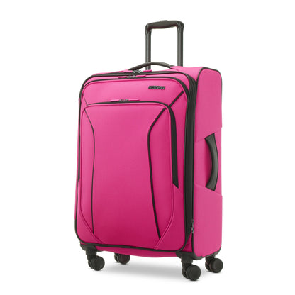 American Tourister X-Lite 3-Piece Luggage Set with Spinner Wheels - Light Grey