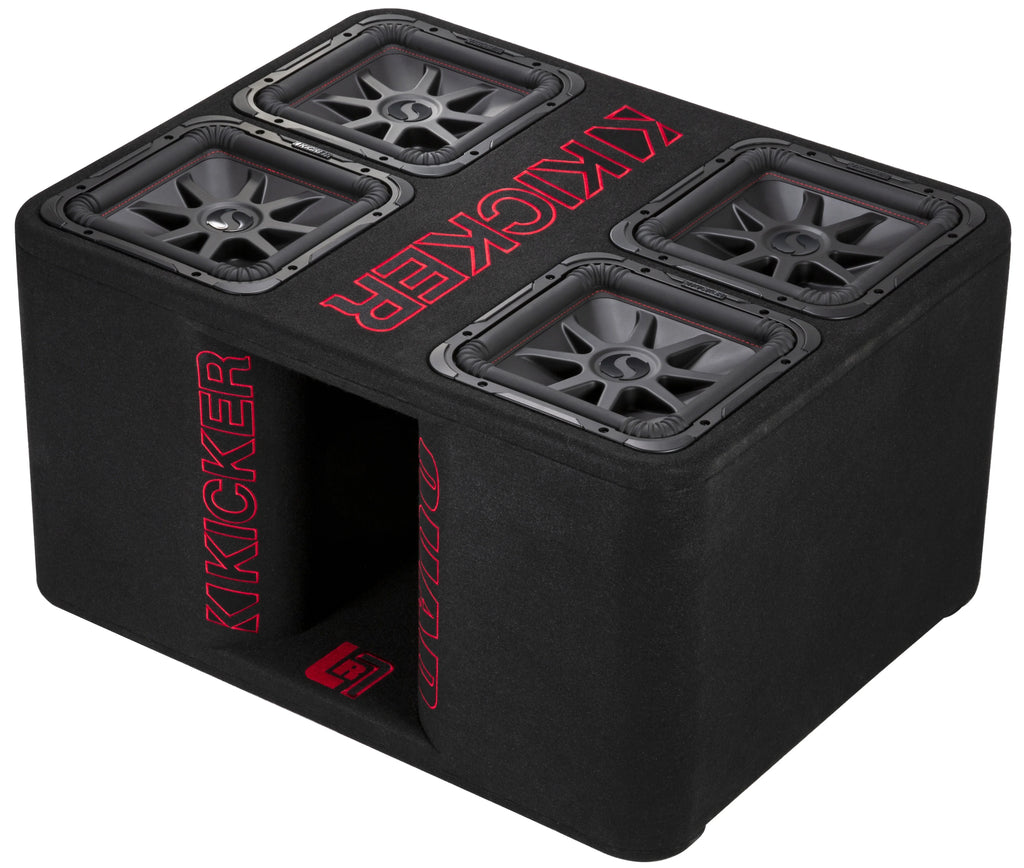 Kicker Surround Sound 47QL7R12 Car Subwoofer, Black, 12"