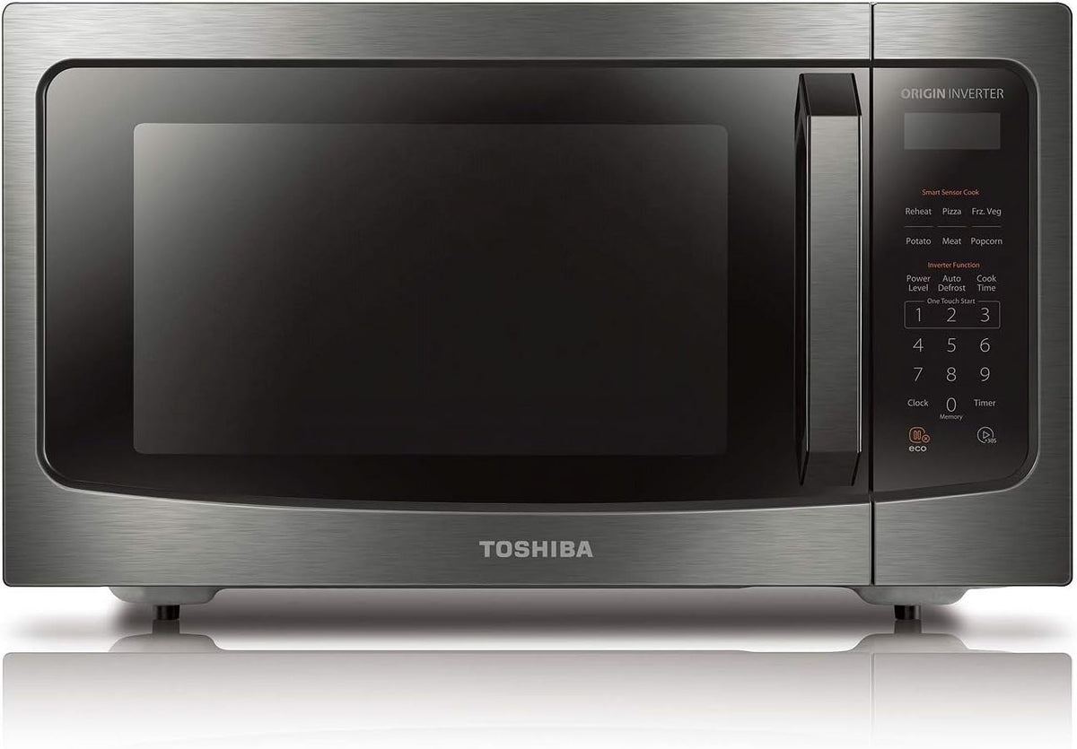 Toshiba 1.2 cu ft Countertop Microwave Ovens in Stainless Steel