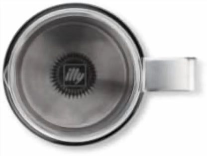 illy Electric Milk Frother- Black & Stainless Steel