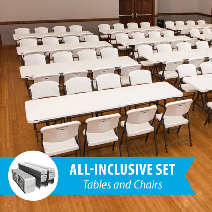 Lifetime Folding Table and Chair Set - Pack of 108