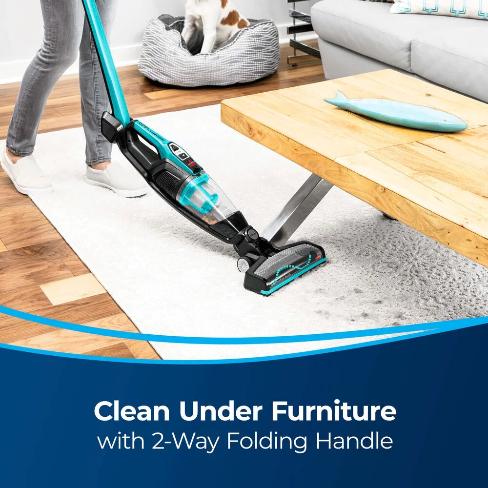 BISSELL PowerLifter Ion Pet Cordless Stick Vacuum, Carpet, Area Rugs, Hard Floor, Upholstery, 2 Way Fold Handle, Freestanding, Removeable Hand Vac, 3191, Purple