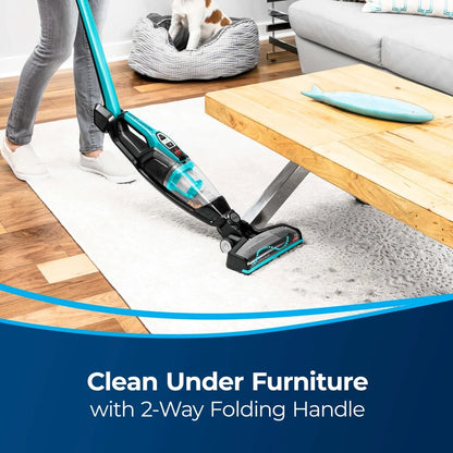 BISSELL PowerLifter Ion Pet Cordless Stick Vacuum, Carpet, Area Rugs, Hard Floor, Upholstery, 2 Way Fold Handle, Freestanding, Removeable Hand Vac, 3191, Purple