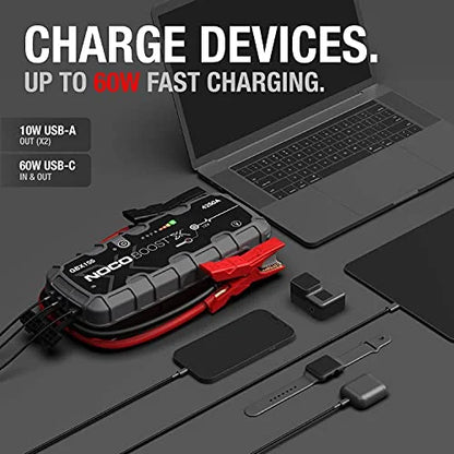 NOCO Boost X GBX155: 4250A 12V UltraSafe Portable Lithium Jump Starter