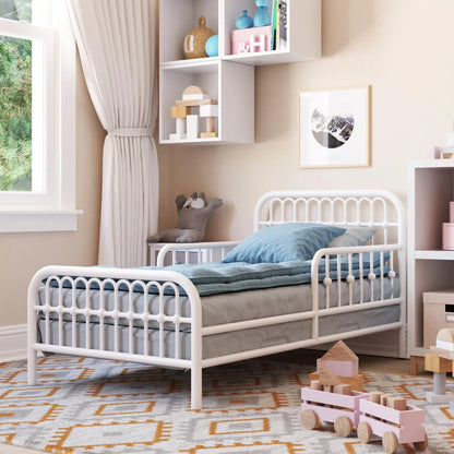Little Seeds Monarch Hill Ivy Metal Toddler Bed, Gold