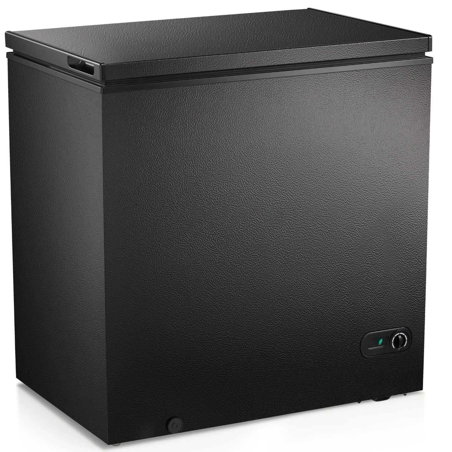 LHRIVER 7.0 cu. ft. Chest Deep Freezer with Adjustable Temperature, Free Standing Top Open Door Compact Freezer with 3 Removable Basket for Kitchen, Home, Bar, Garage, Office