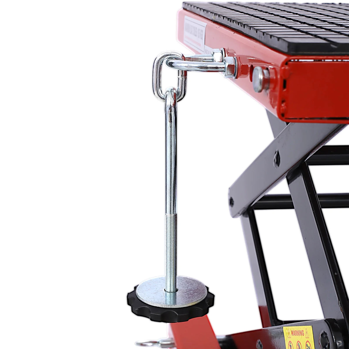 Kojooin Heavy Duty Hydraulic Motorcycle Lift Jack Table, Scissor Lift Stand Foot Operated ATV Dirt Bike Scissor Stand with 4 Wheels, Lifting Range 13.78-34.25 Inches