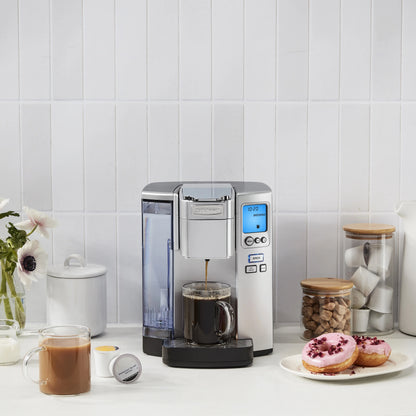 Cuisinart Premium Single Serve  Brewer + Hot Water Coffee-Maker Combo