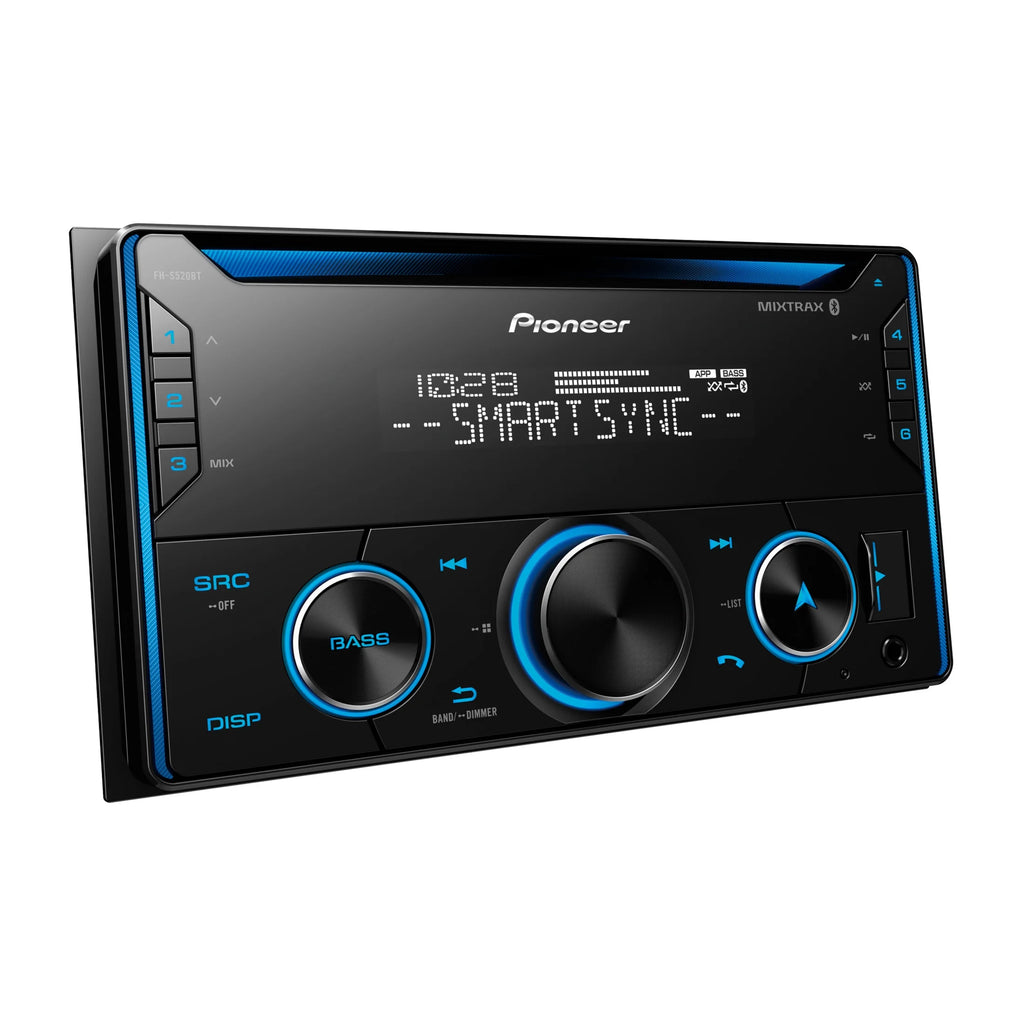 Pioneer FH-S520BT CD Audio Receiver with Enhanced Audio Functions, Pioneer Smart Sync App Compatibil