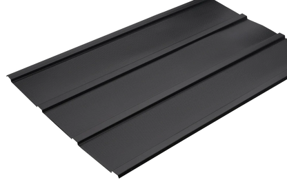 Set of 8 Arrow 45" x 27" Galvanized Corrugated Steel Roof Panels for DIY Shed, Garage, Carport, Charcoal