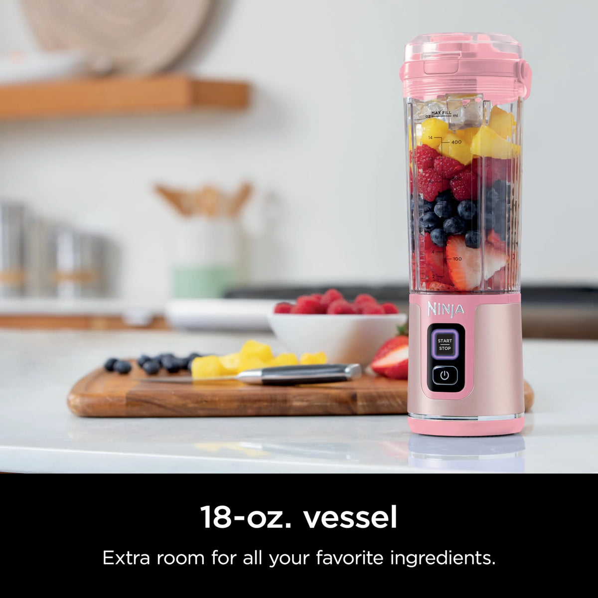Ninja Blast Portable Blender, Cordless, 18oz. Vessel, Personal Blender for Shakes & Smoothies, BPA Free, Leakproof Lid & Sip Spout, USB-C Rechargeable, Dishwasher Safe Parts, Metallic Purple,