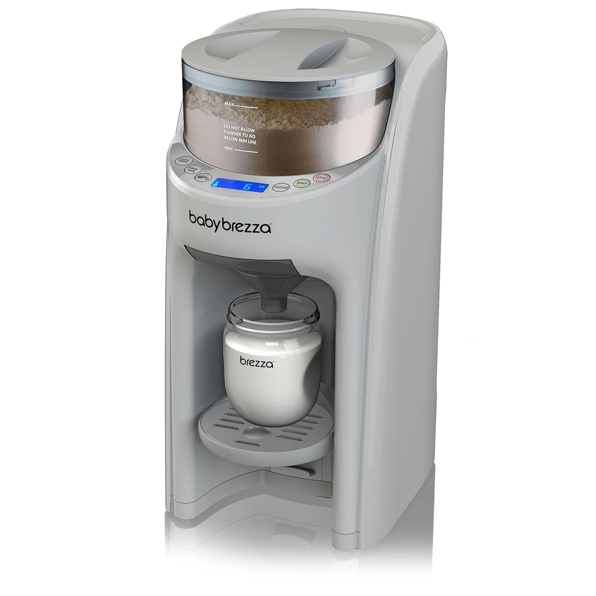 Baby Brezza Formula Pro Advanced Dispenser, Automatic Warm Formula Maker, BPA-Free, White