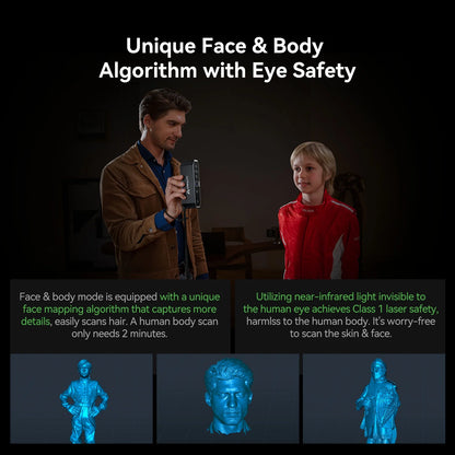 Creality CR-Scan Otter 3D Scanner Kit High Accuracy 0.02mm with 8 LED Infrared Lights 24 Bit Full-Color Scan, Noiseless, Sensitive Operation for Windows/macOS