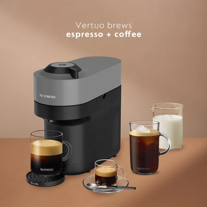 Nespresso Vertuo Pop+ Coffee Maker and Espresso Machine - Gray