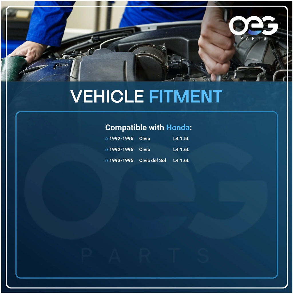 OEG Parts New Distributor Replacement For 1992 1993 1994 1995 Honda Civic Del Sol 1.6 D16Z6 OBD1 VTEC 30100-P08-006, 690-103, TD42