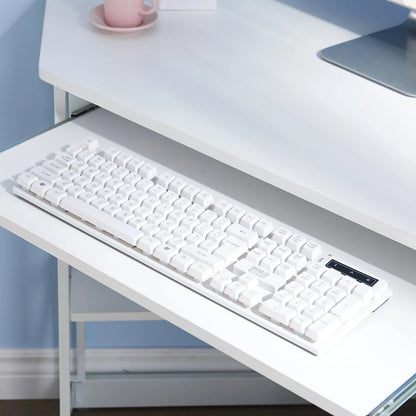 Brown Triangle Corner Desk, Office/Computer/Writing Desk for Student Apartments
