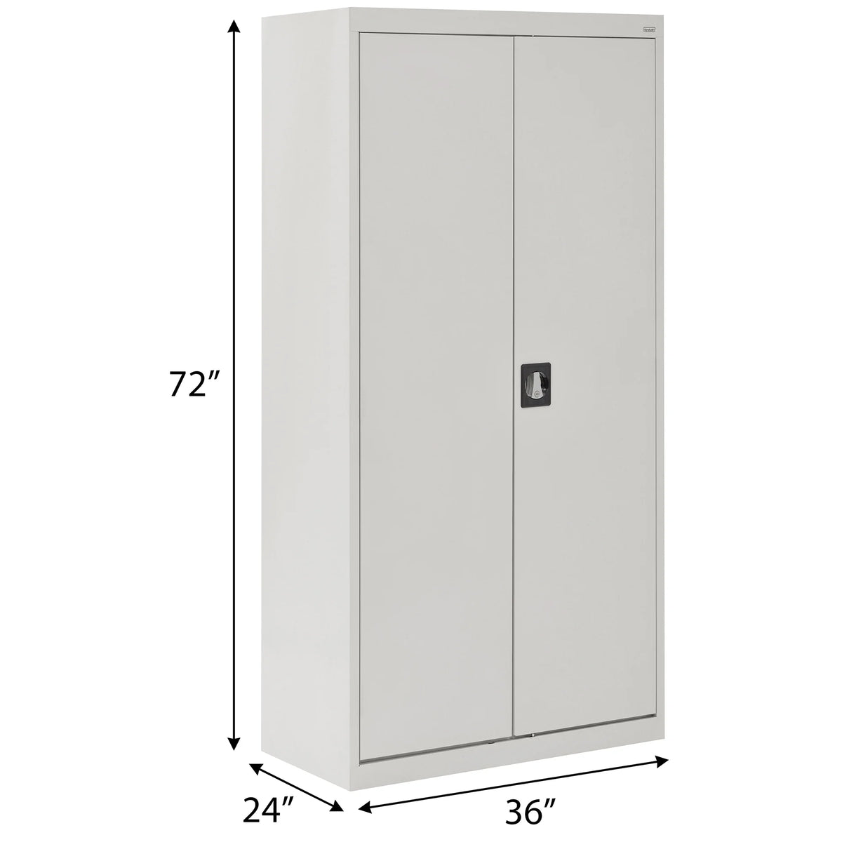 Elite Series Wardrobe Cabinet with Adjustable Shelf, 36"W x 24"D x 72"H, Dove Gray