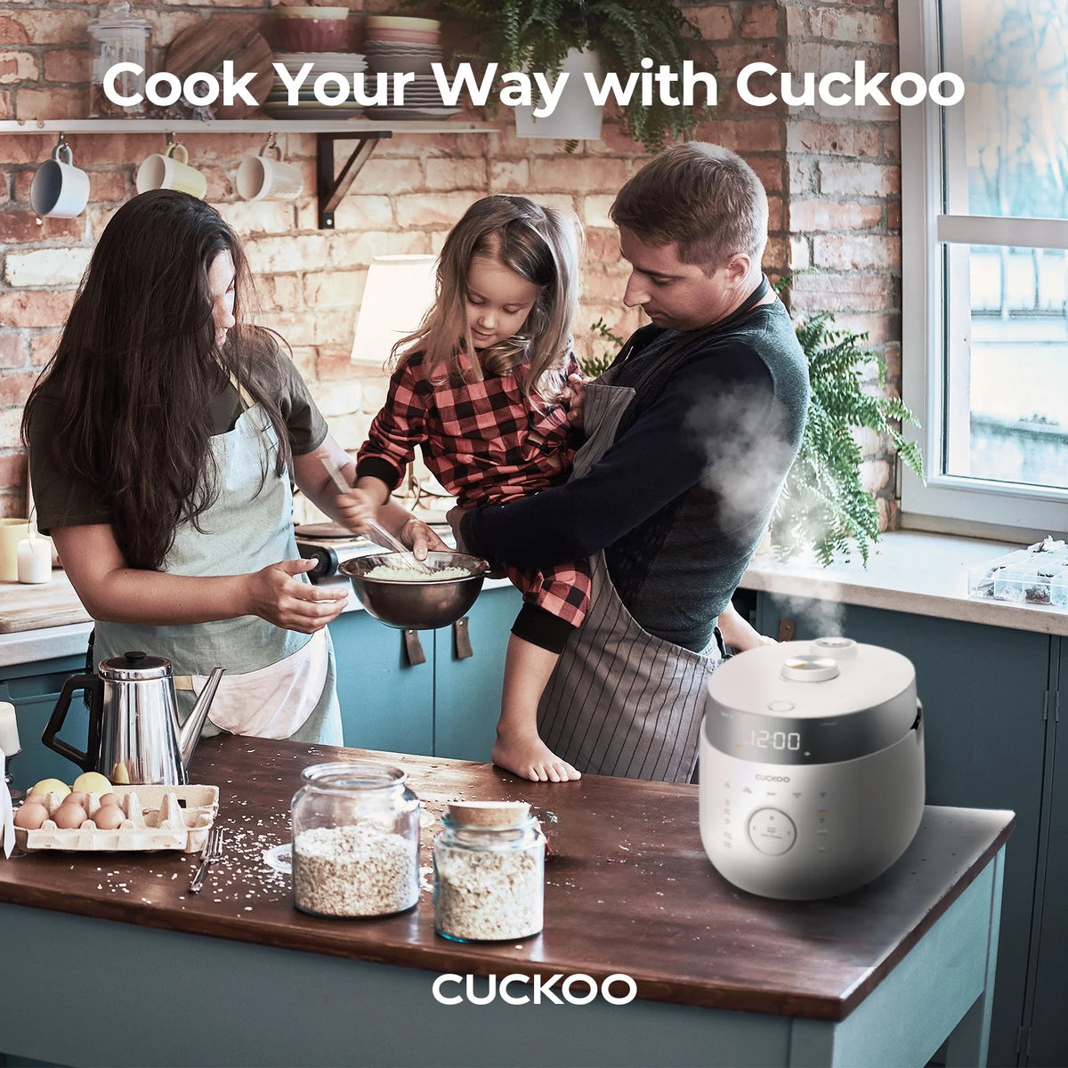 Cuckoo 10 Cup Dry Induction Heating Twin Pressure Rice Cooker with Micom Logic Tech, Nonstick Pot, Warmer, 25 Menu Modes and Voice Guide in White (CRP-LHTR1009FW)