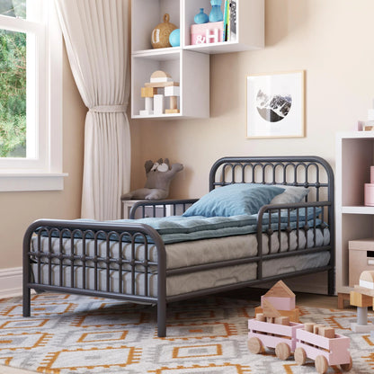 Little Seeds Monarch Hill Ivy Metal Toddler Bed, Gold