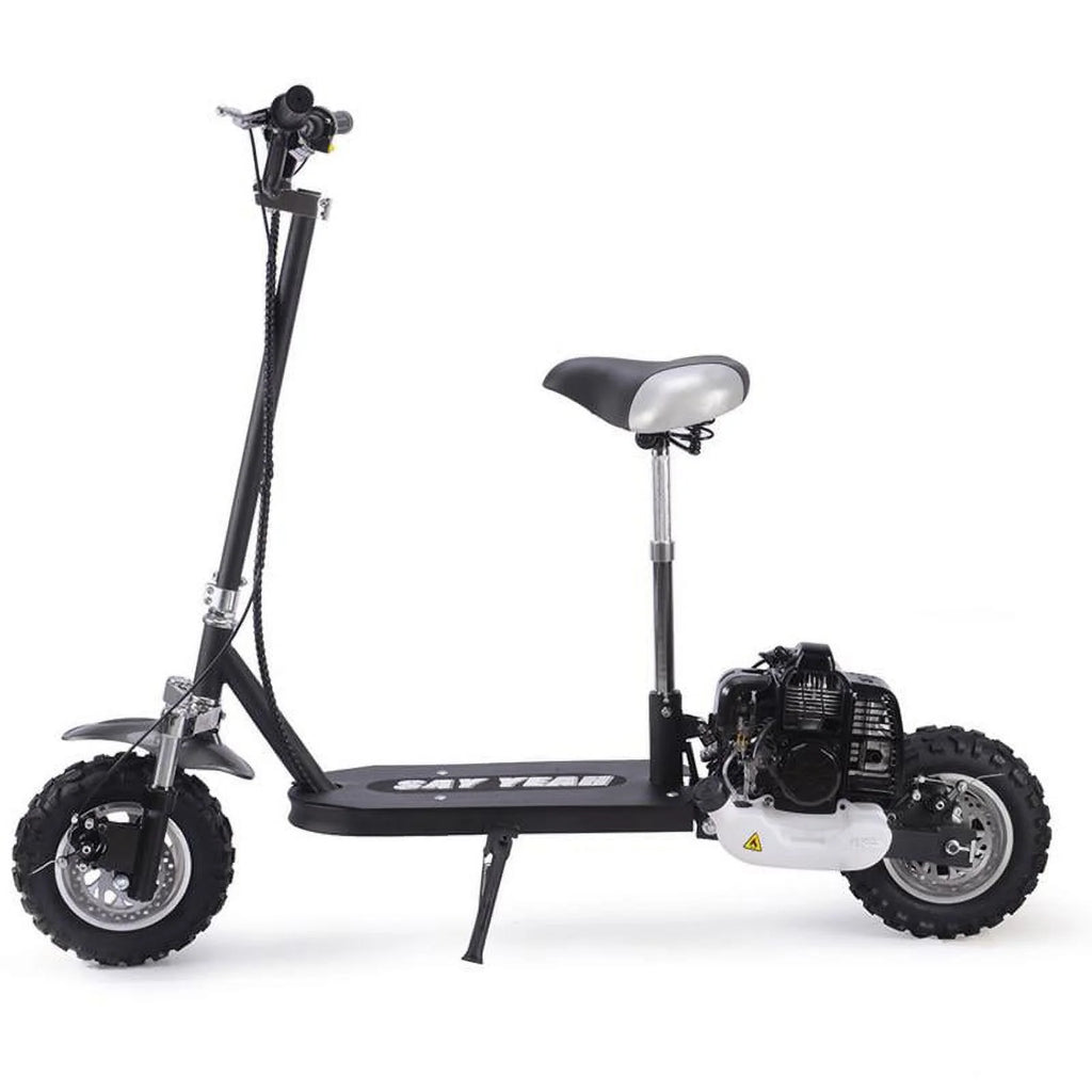 Say Yeah 49cc Stand up Gas Powered Scooter with Seat Black