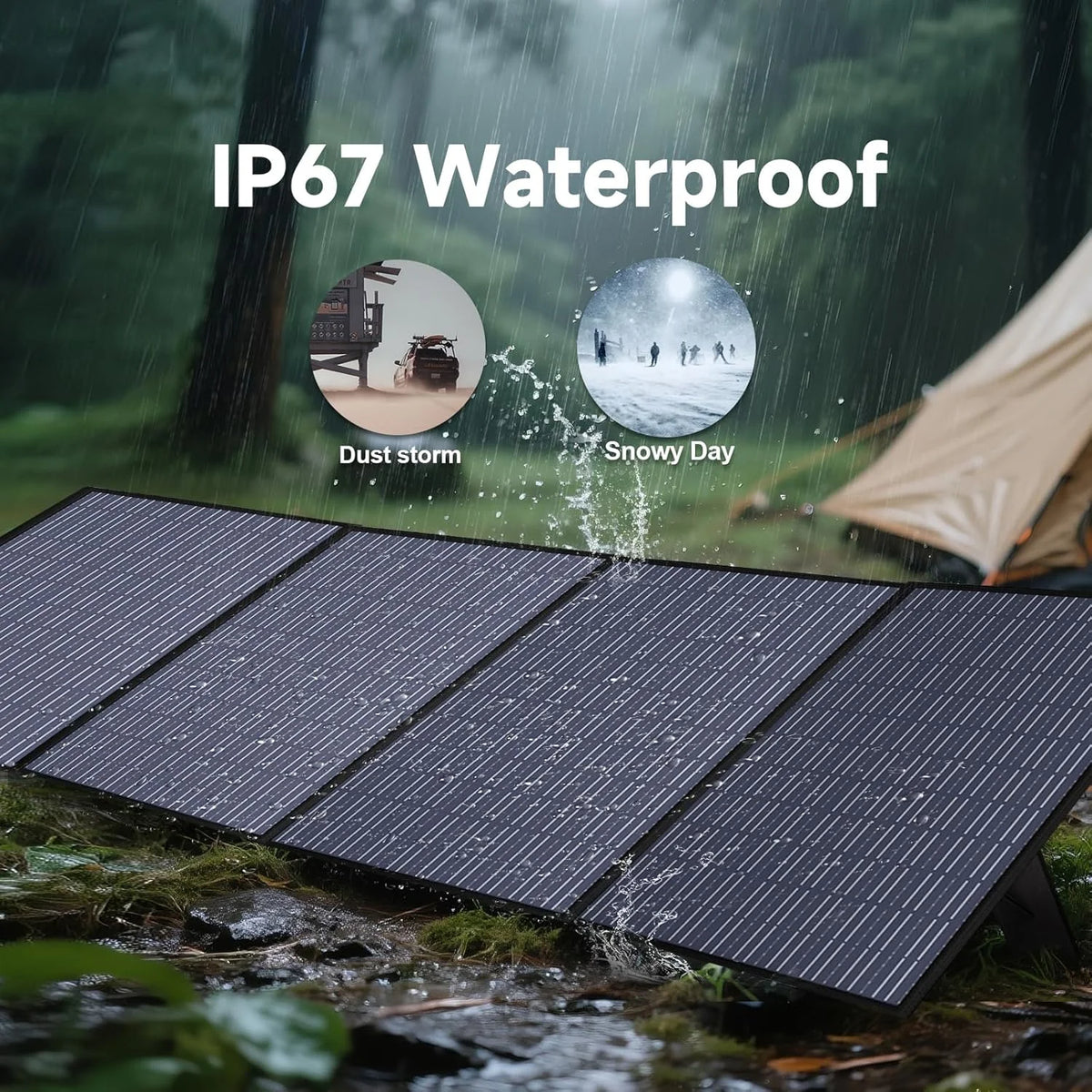 ALLPOWERS Beige R600 Portable Power Station 600W, 299Wh LiFePO4 Battery, Wireless Charging, Solar Generator Charger for Camping, Home Backup, Emergency, off-Grid, Power Outage