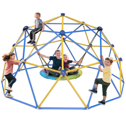 WOSTOO 10FT Climbing Dome,Kids Dome Climber Jungle Gym Outdoor Toddler Play Set for Kids 3-10 Year Outdoor Play , Supports up to 880lbs